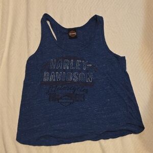 Harley-Davidson Blue Tank Top
